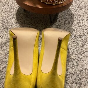 Steve Madden Vibrant Yellow Heels